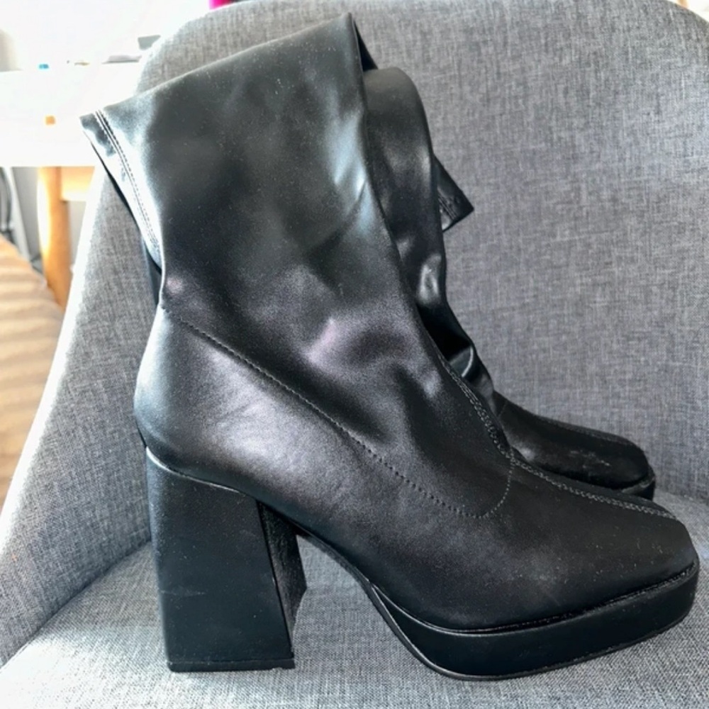 ASOS Black Heeled Boots